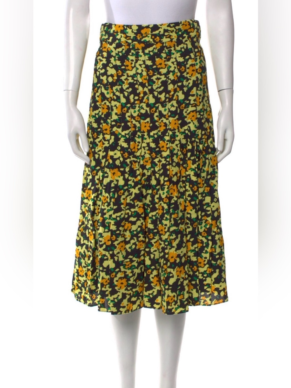 Proenza schoulder printer floral midi skirt